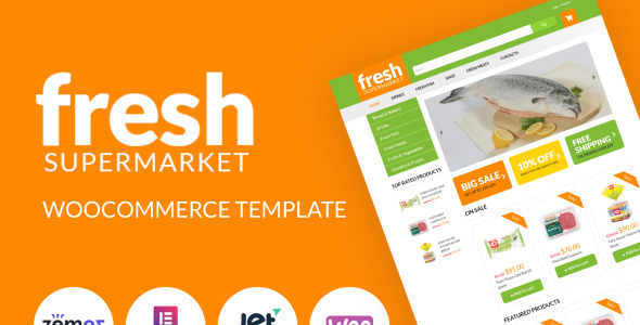 супермаркет woocommerce шаблон для легких продаж тема woocommerce