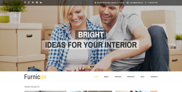 дизайн интерьера отзывчивый шаблон drupal