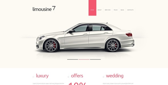 лимузин сервис joomla шаблон