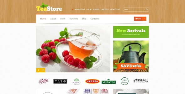 тема чайной церемонии woocommerce