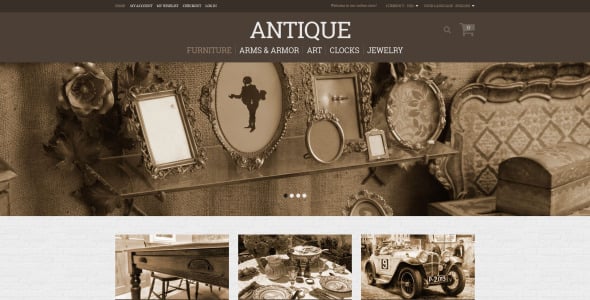 тема антикварного магазина magento