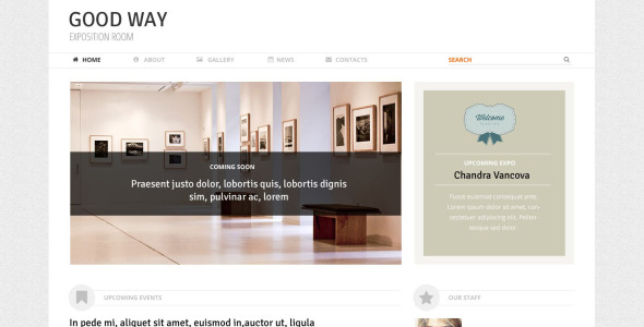 art expo room wordpress тема