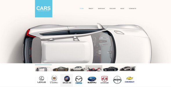 шаблон car muse