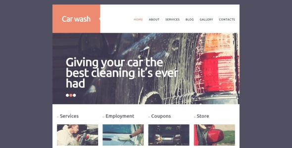 шаблон автомойки joomla