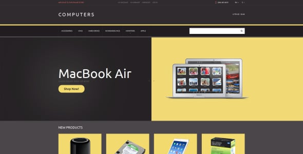 ремонт компьютера отзывчивая тема magento