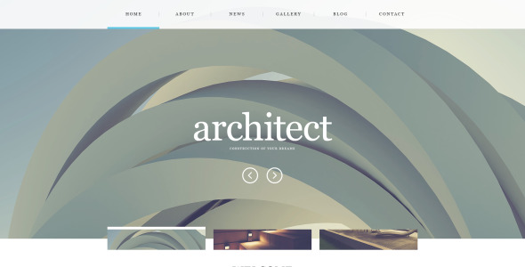 строительная компания muse template