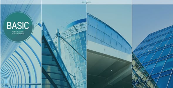 шаблон сайта строительной компании