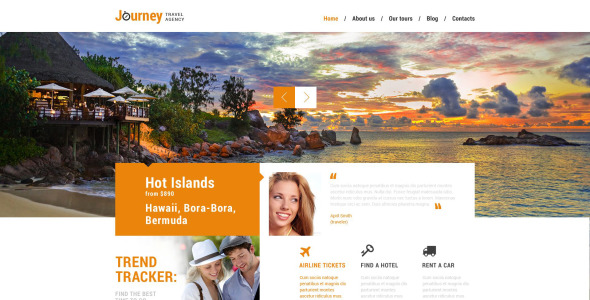 dream travel club wordpress тема