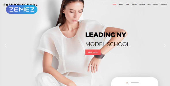 модельное агентство отзывчивый современный шаблон joomla