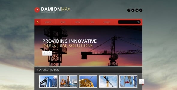 промышленная отзывчивая тема wordpress