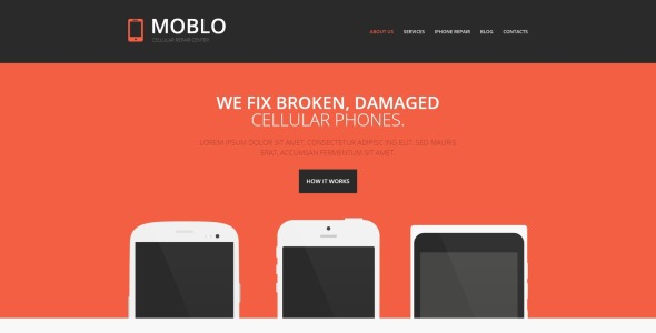 адаптивный шаблон сайта мобильного магазина