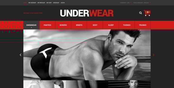 нижнее белье для мужчин magento theme