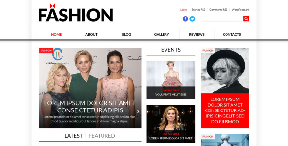world fashion news portal wordpress тема