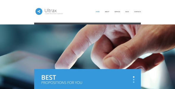 коммуникации wordpress тема