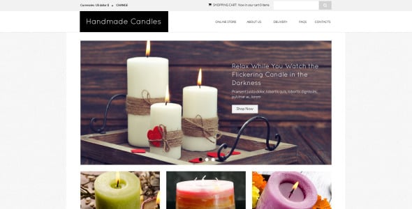diy candles spot virtuemart шаблон
