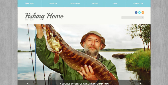 рыбалка отзывчивый шаблон joomla