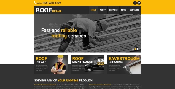 адаптивный шаблон joomla для ремоделирования дома