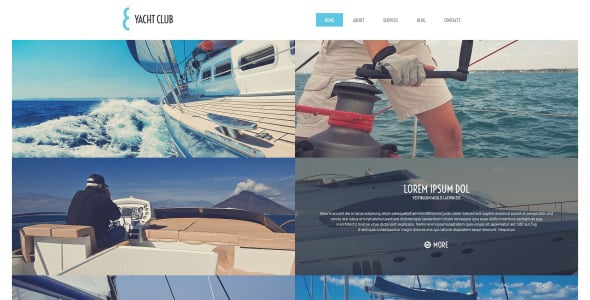 яхтенный отдых wordpress тема