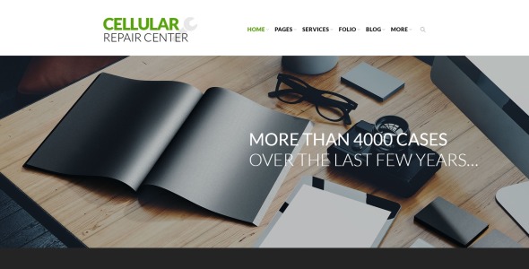 cellular repair center wordpress тема