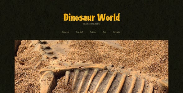 музей адаптивного шаблона joomla