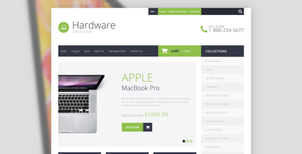 тема smart hardware shopify