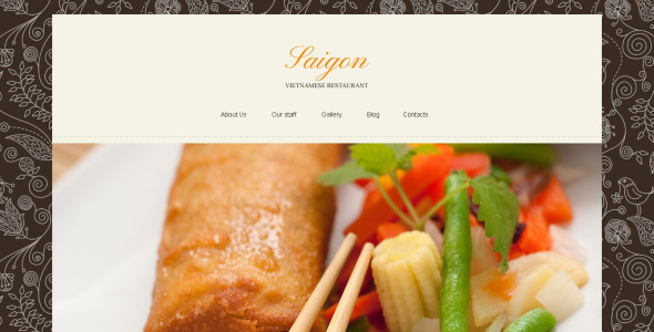 вьетнамский ресторан отзывчивый шаблон joomla