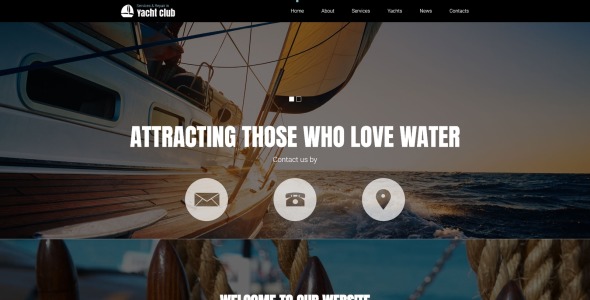 шаблон yachting club joomla