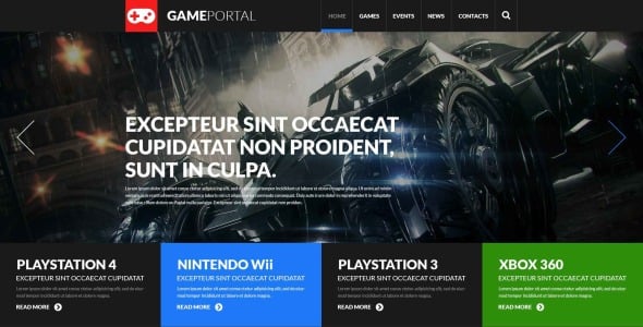 игровая фанатская доска wordpress тема