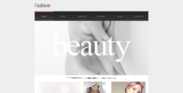 шаблон модельного портфолио muse