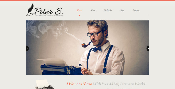 персональная страница отзывчивая тема wordpress