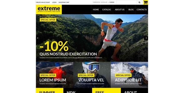 risk takers clothing gear virtuemart шаблон