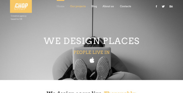 архитектура отзывчивая тема wordpress