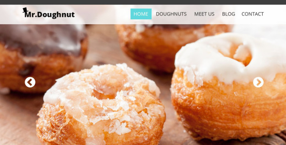 адаптивный шаблон сайта пекарни