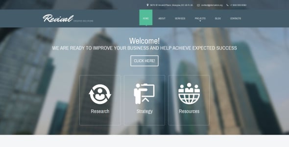 адаптивный шаблон drupal для бизнеса и услуг