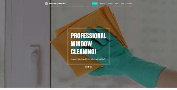 очистка адаптивного шаблона сайта