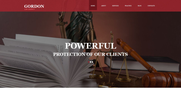 юридическая фирма muse template