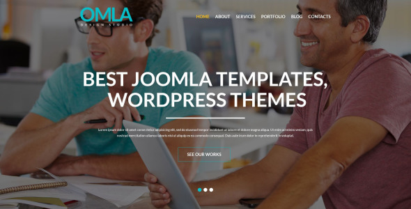 веб дизайн агентство wordpress тема