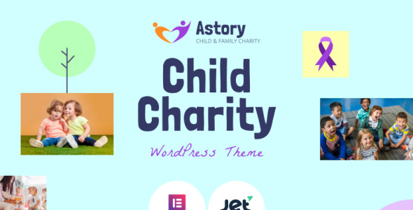 детская благотворительность wordpress тема