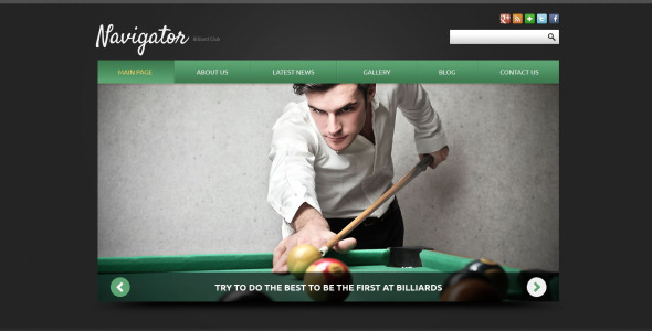 бильярд отзывчивый шаблон joomla