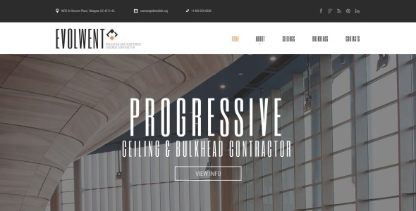 шаблон сайта строительной компании