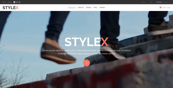 шаблон модного магазина virtuemart