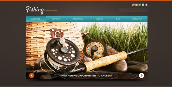 рыбалка отзывчивый шаблон joomla