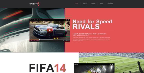 игровой портал muse шаблон