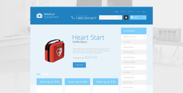 тема prestashop medical care
