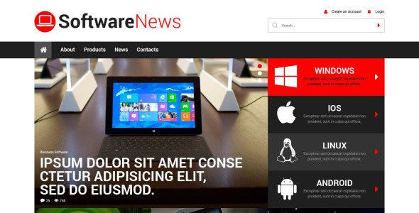 программное обеспечение отзывчивый wordpress тема