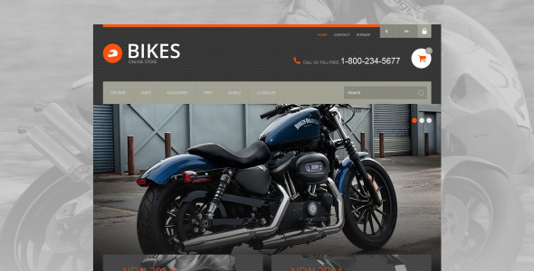 тема speedy ride prestashop