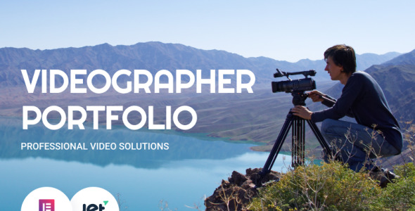 видеограф portfolio wordpress theme