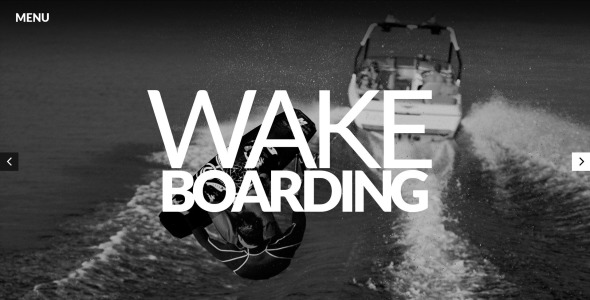 адаптивный шаблон сайта для вейкбординга