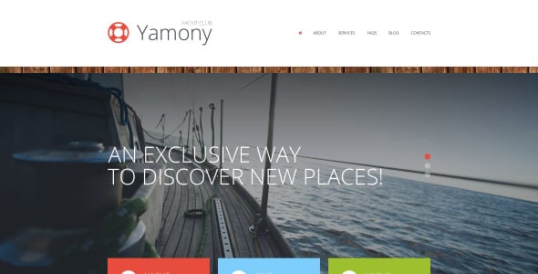 лодочная тема wordpress