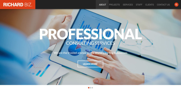 консультационный адаптивный шаблон сайта